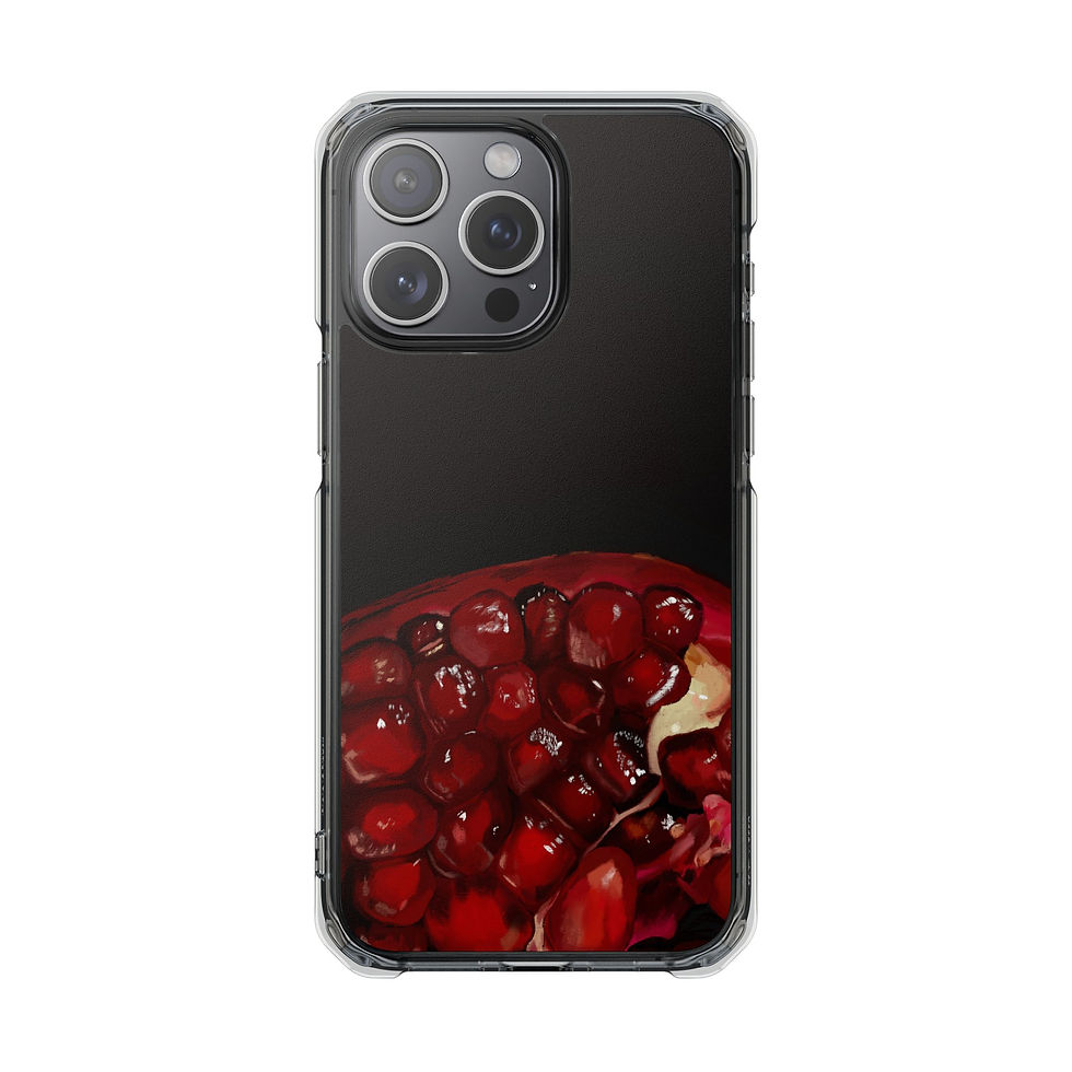 Thumbnail: Pomegranate Seeds Phone Case | Magnetic Clear Impact Case