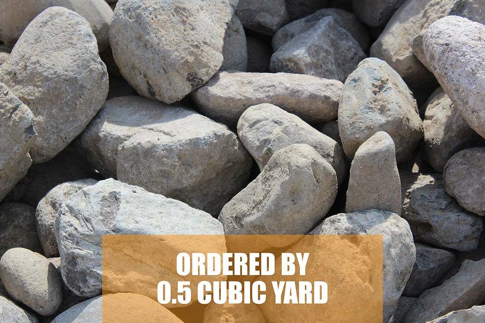 Thumbnail: 6" Plus up to 18" to 24" River Rock