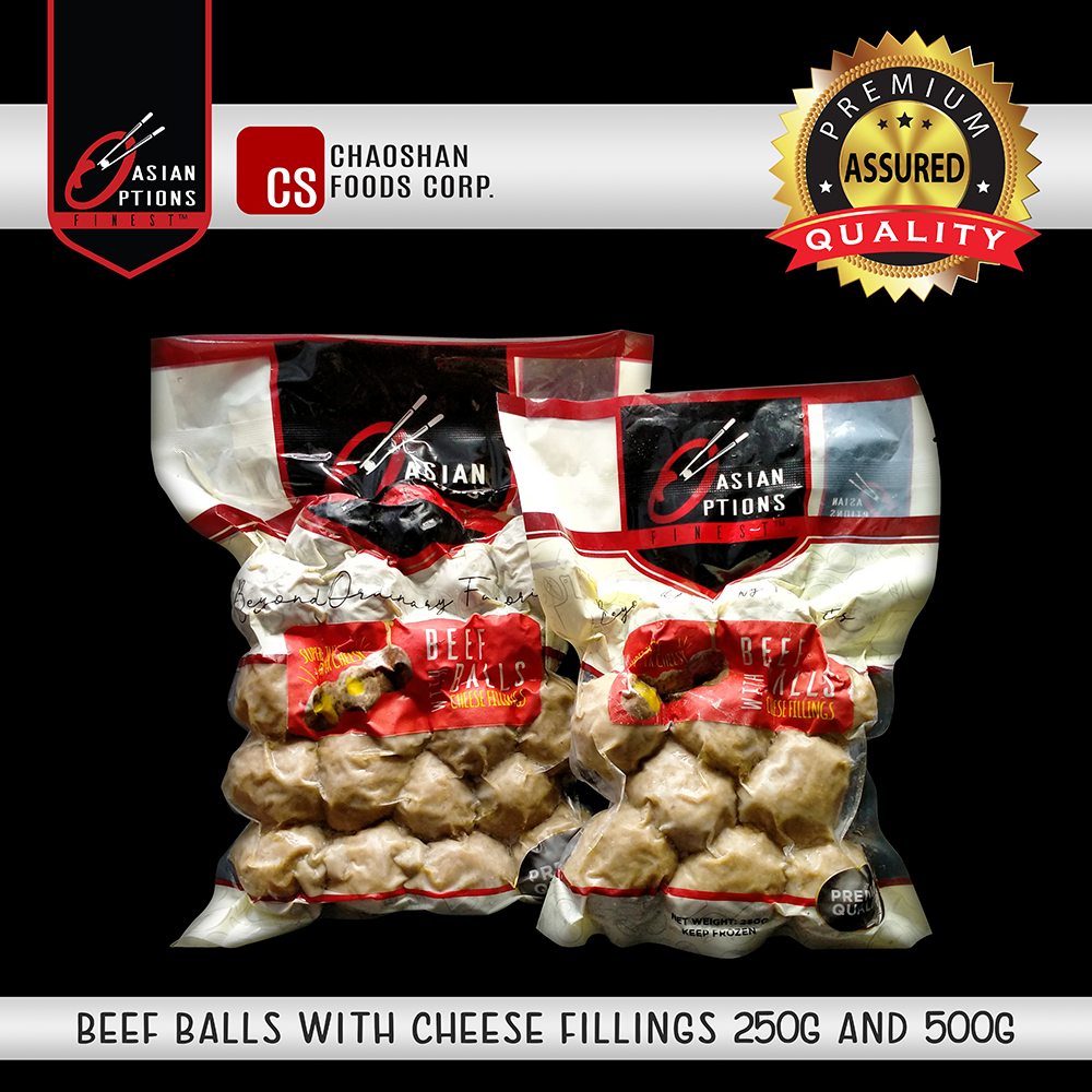 ASIAN OPTION) BEEF CHEESE BALLS 250G