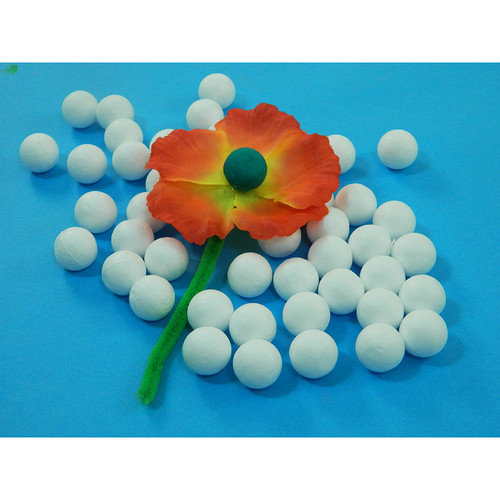 pack of 100 polystyrene balls / spheres 2cm dia Craftplay