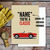 Thumbnail: Personalised Signal Red Triumph TR6 Birthday Card. Classic Car.