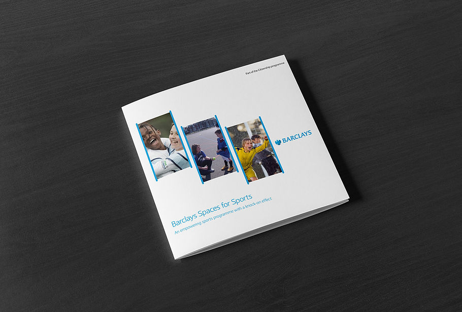 Barclays Spaces for Sport 6pp cover