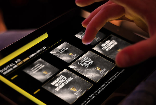 Guinness First Drink Verbal Strategy digi