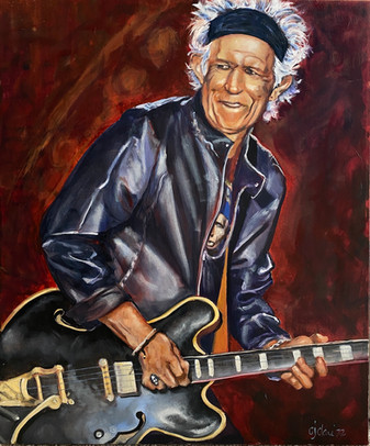 Keith Richards in Leather.