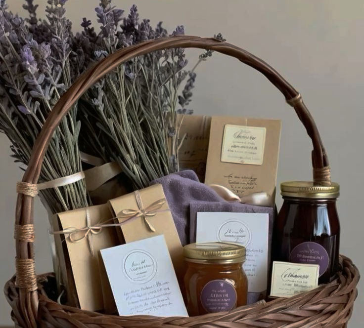 High angle view van een ambachtsman die met de hand een houten doosje maakt