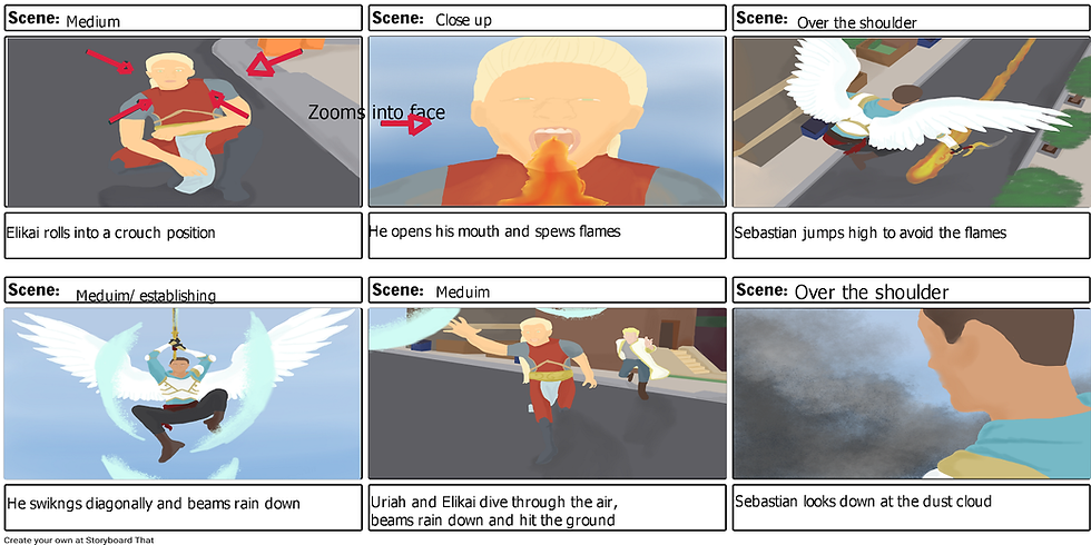Atonement Storyboard + Animatic