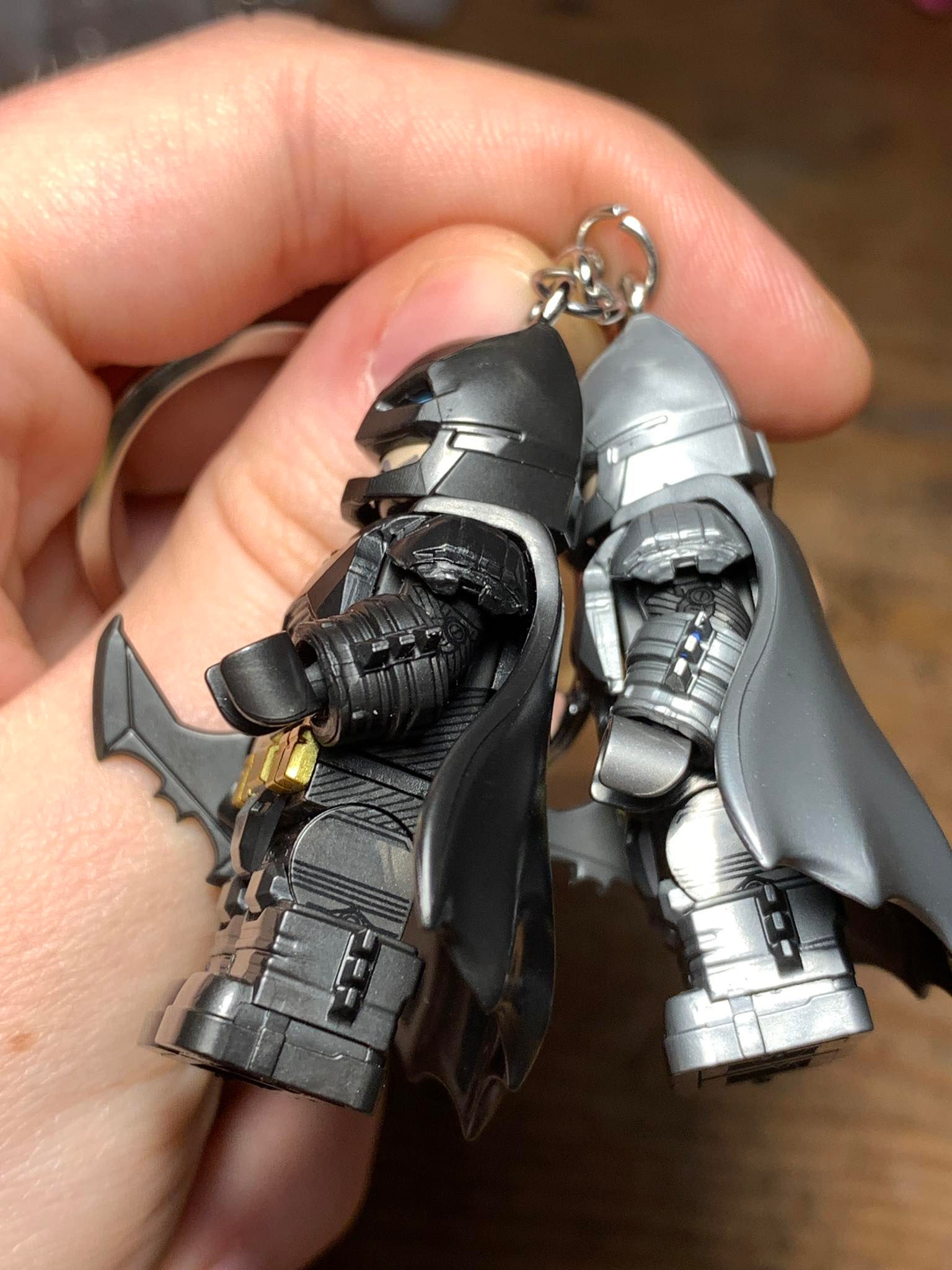Armored Batman Silver & Black