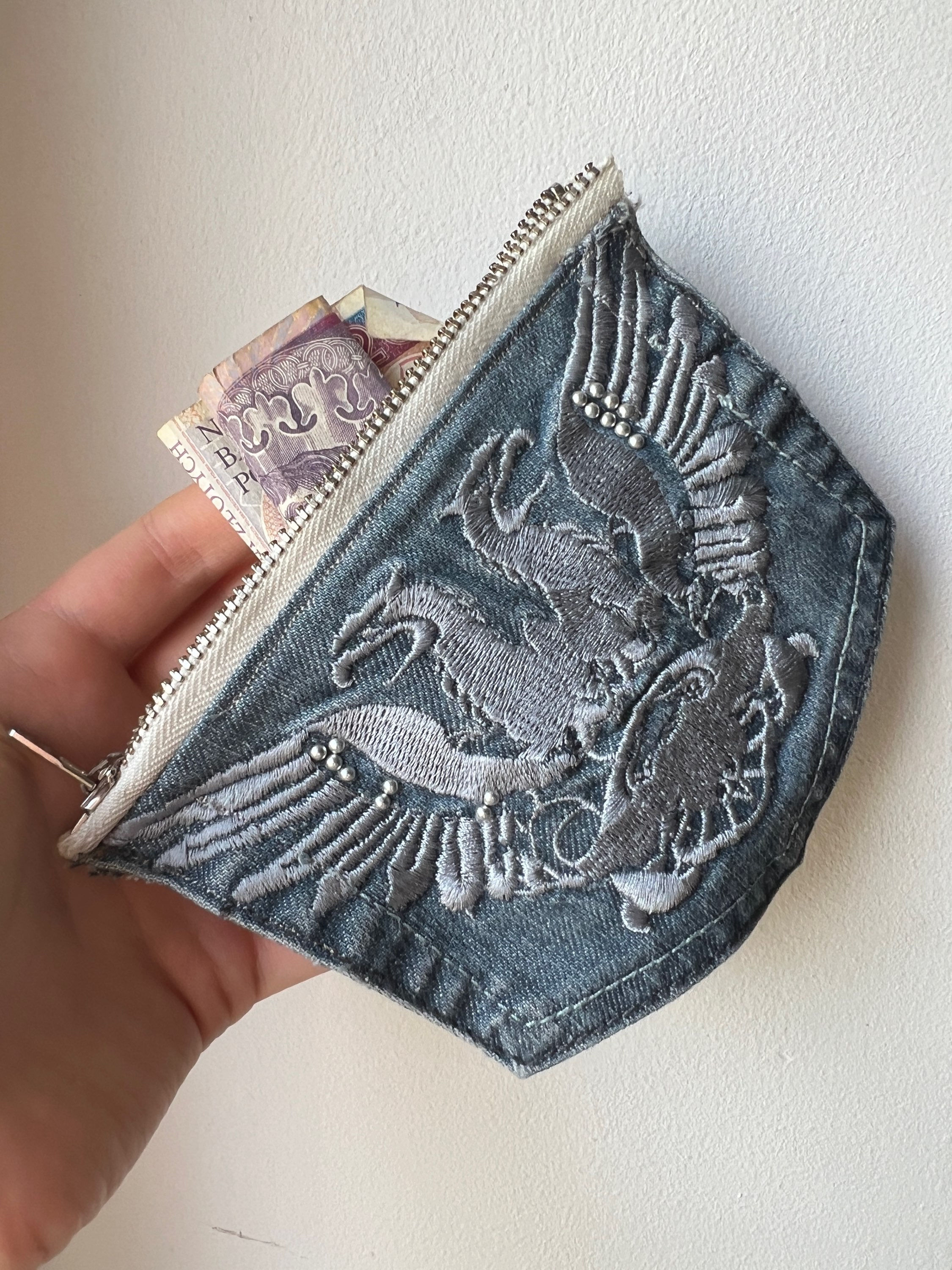 Eagle Embroidered Wallet
