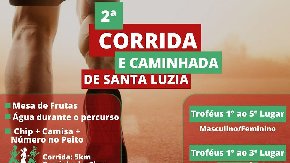 2ª CORRIDA E CAMINHADA DE SANTA LUZIA