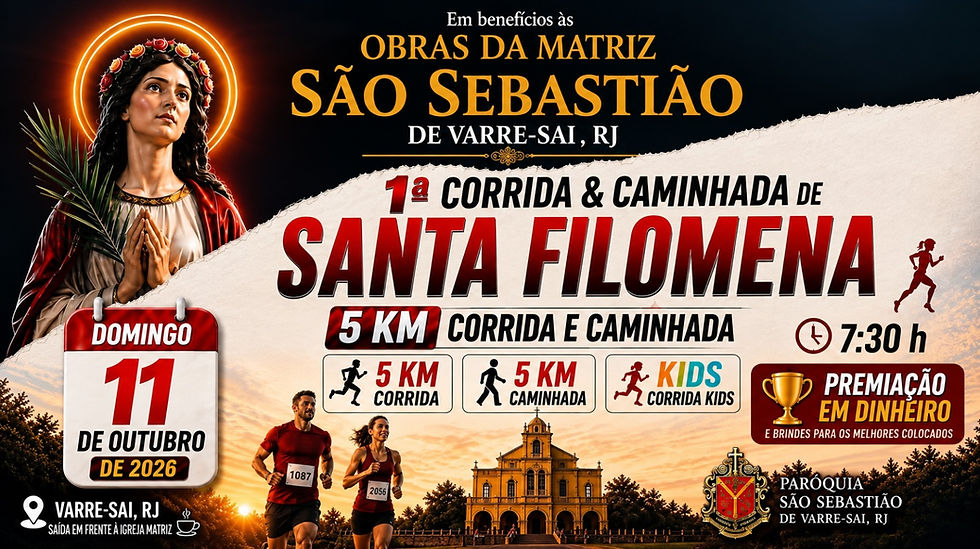 CORRIDA E CAMINHADA DE SANTA FILOMENA
