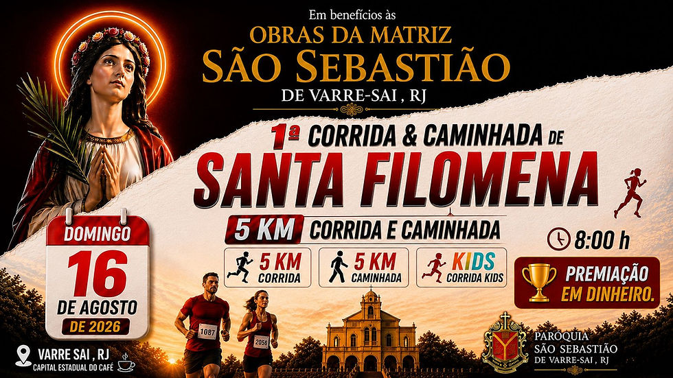 CORRIDA E CAMINHADA DE SANTA FILOMENA