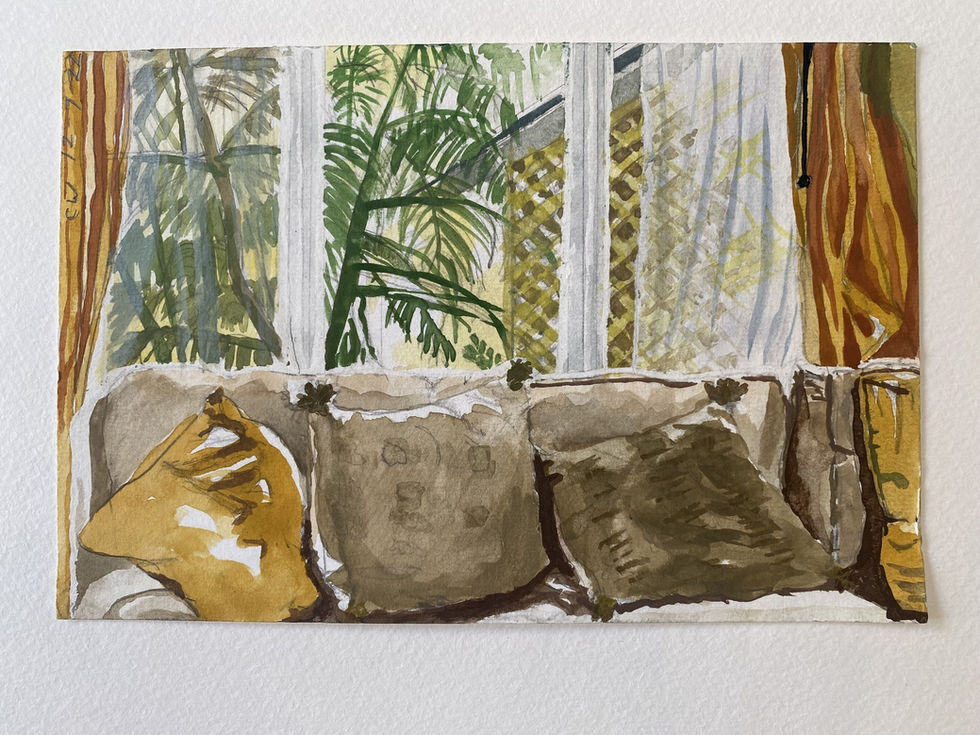 Sofa Cushions | Watercolors | Collins Walker Art