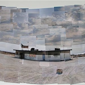 Deserted cafe in Salton Sea | Collins Walker Art