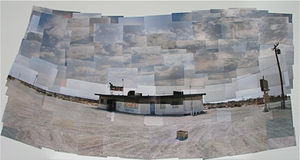 Deserted cafe in Salton Sea | Collins Walker Art