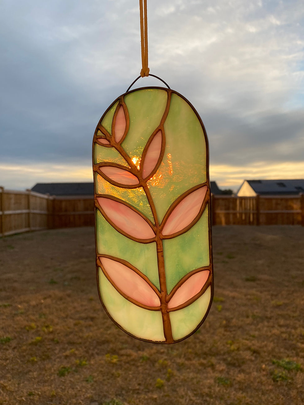 Thumbnail: Leafy fern - pill-shaped