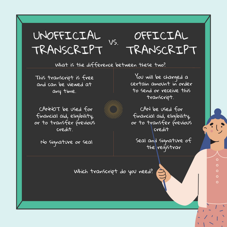 Unofficial Transcript vs Official Transcript