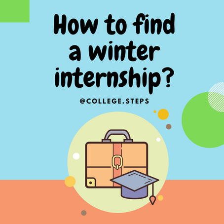 How To Find a Winter Internship?