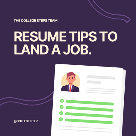 Resume Tips To Land A Job