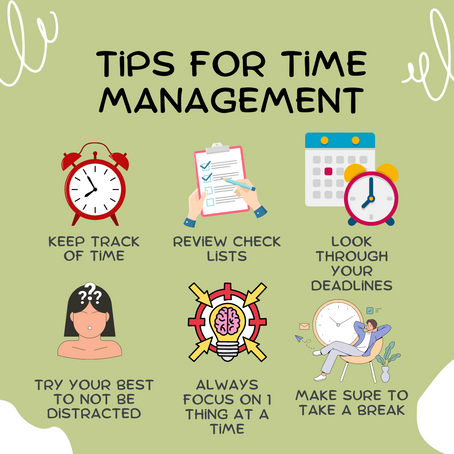 Tips To Manage Your Time