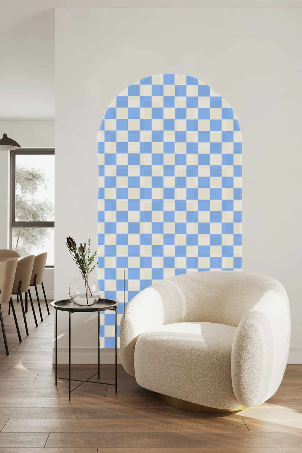 Thumbnail: DIY Funky Checks Arch Wall Sticker