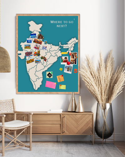 DIY Magnetic India Map Wallsticker | Letsdotherooms