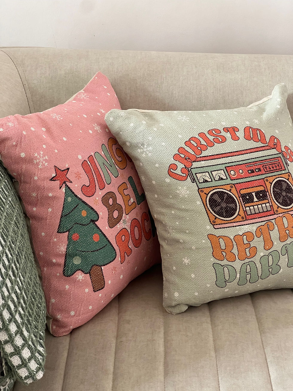Thumbnail: Set of 4 Pastel Shades Quirky Cushion Covers 