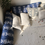 Thumbnail: 14”x34” Indigo embroidered Lumbar pillow | Includes filling | Single piece