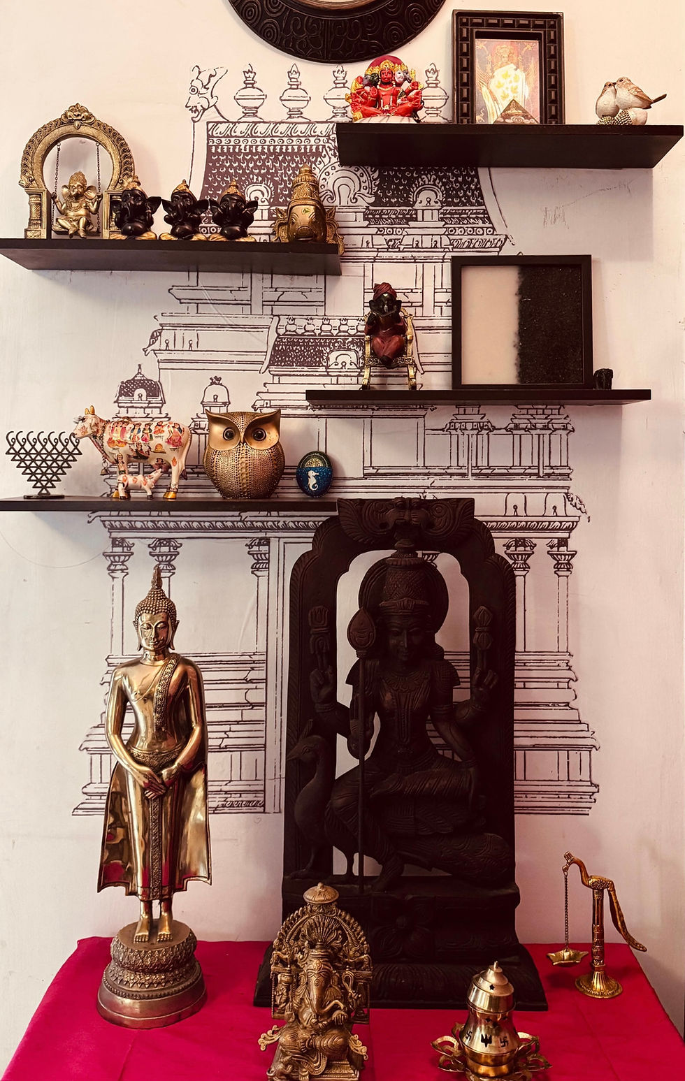 Thumbnail: DIY Gopuram Temple & Banana Trees Wall Stickers