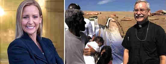 Arkansas Attorney General Leslie Routlege & Litle Rock Biship Anthony Taylor