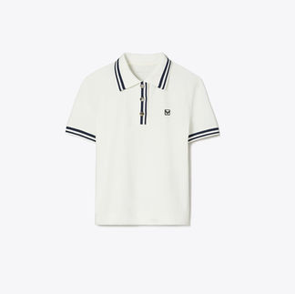 Tory Burch PERFORMANCE PIQUÉ POLO