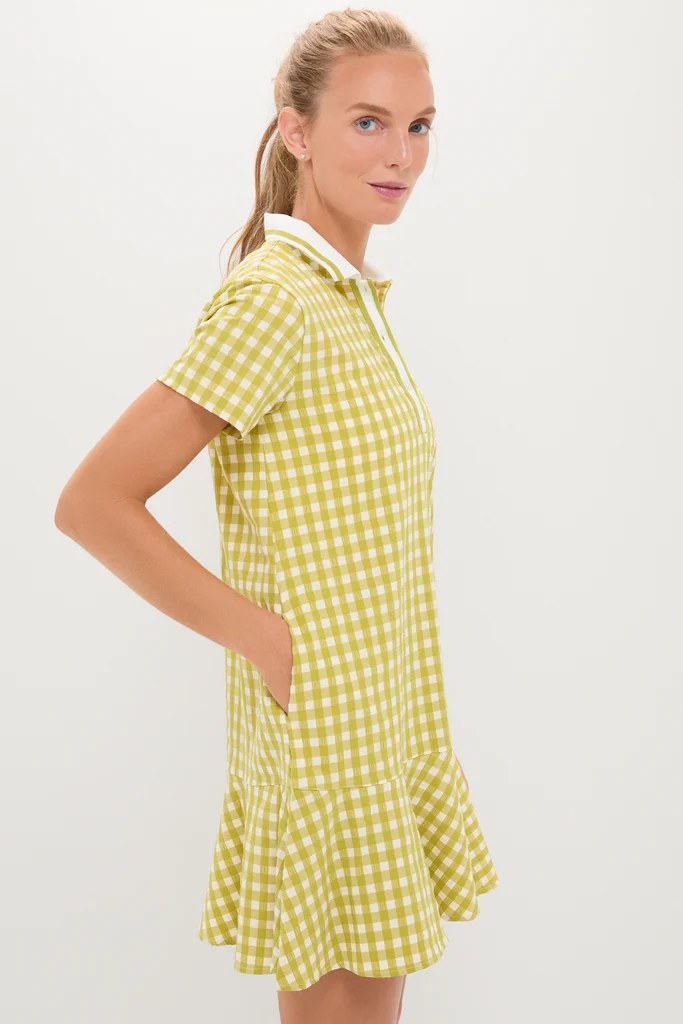 Tuckernuck Seersucker Short Sleeve May Golf Dress