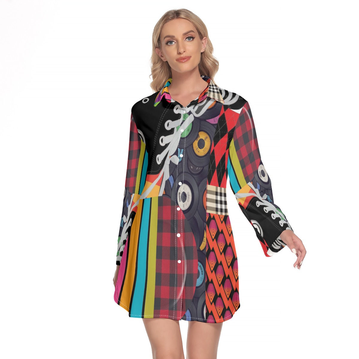 Robe Ligne Mémoire – Archive Souple à Nouer