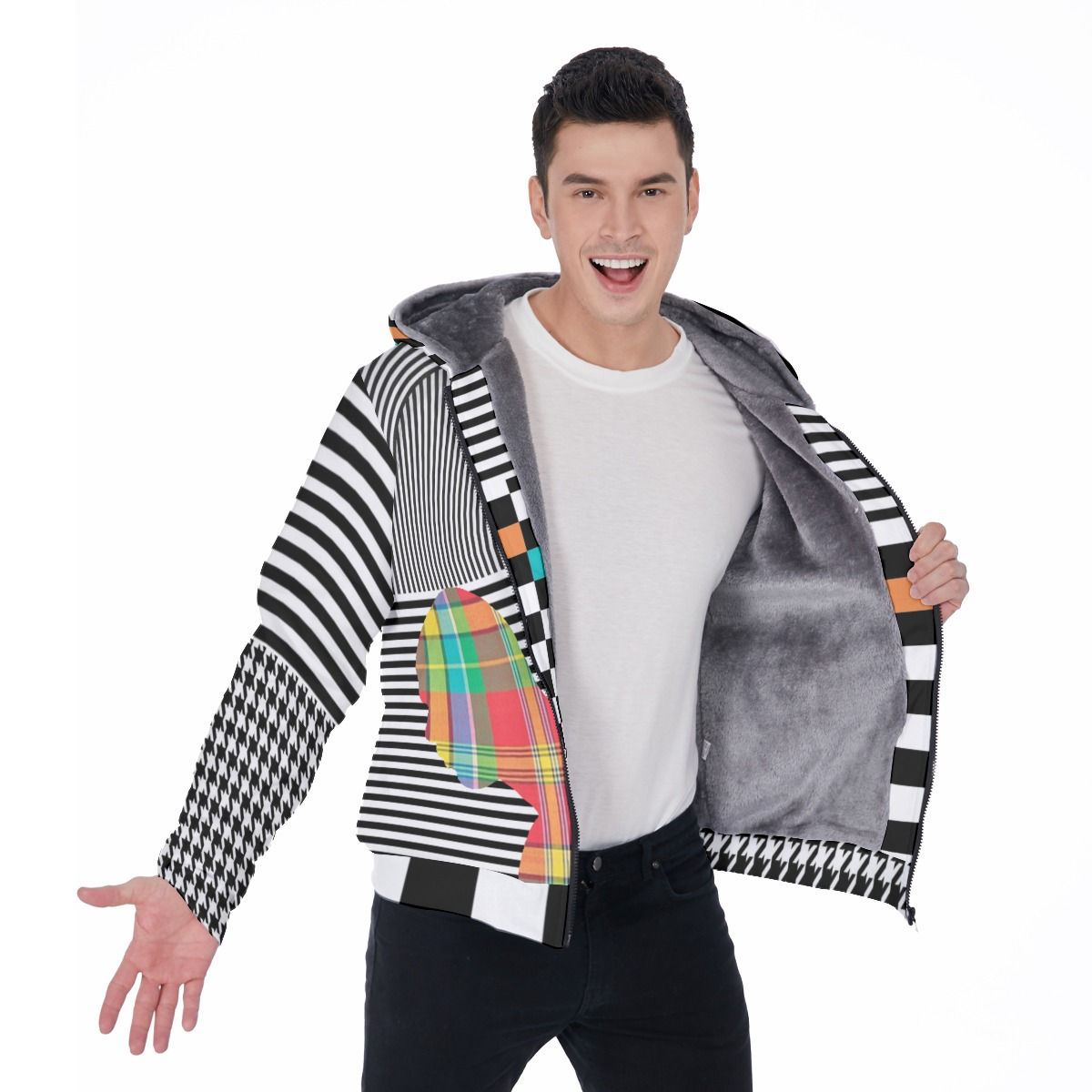 Sweat Zippé "Pixel Shield" – Chaleur et confort régénérés