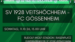 Vorschau 11.10.2026 - Heimspieldoppelpack am Sonntag