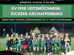 Vorschau 16.03. - Heimspiele unserer Damen und der Zweiten, Erste auswärts in Urspringen