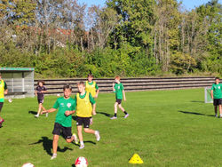 Fußballschule in der sechsten Sommerferienwoche