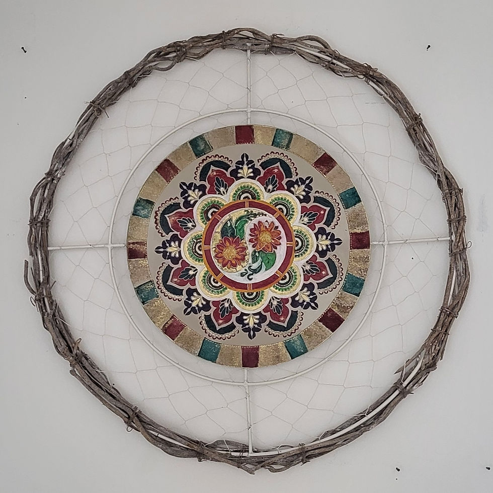 Miniaturbild: Rundes Mandala 64 cm