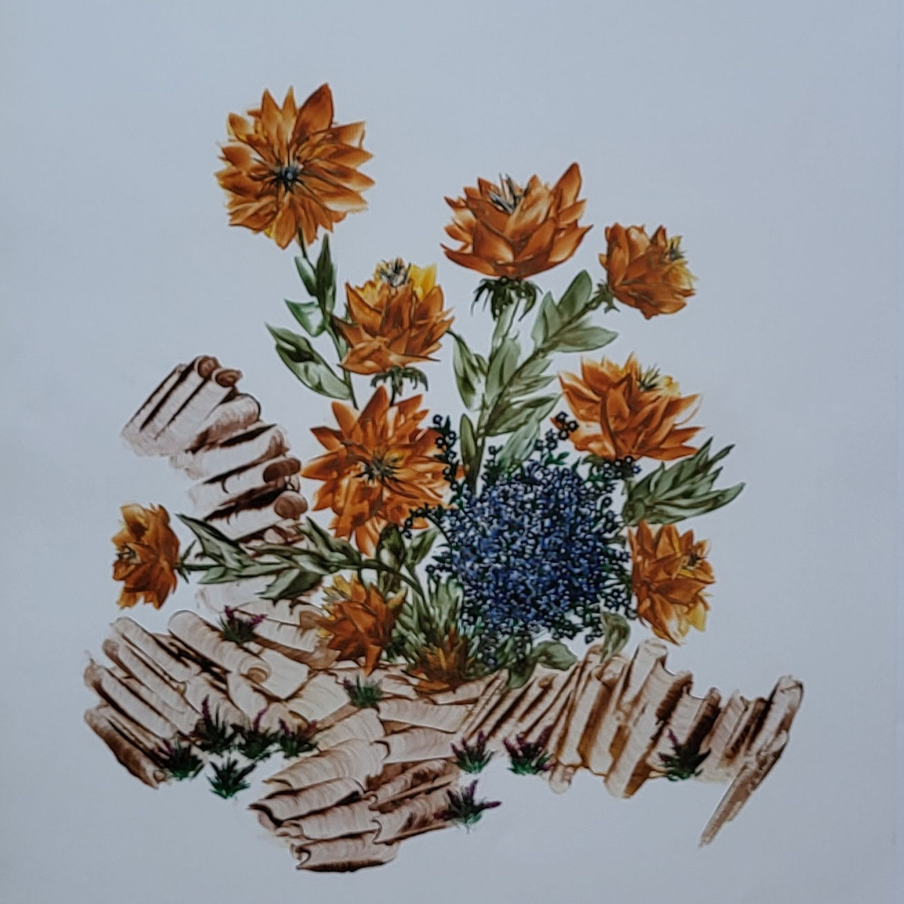 Blütenpoesie – 40 × 60 cm