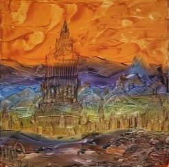 Miniaturbild: Bild-Fantasy-Im Tal der Schlösser 120 x 120 cm