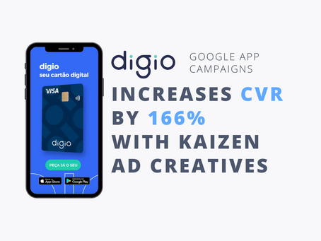 digio sees 166% increase in conversion rate with Kaizen Ad’s video ads in Google App Campaigns