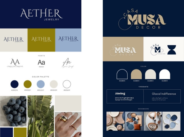 Branding Aether y Casa Musa