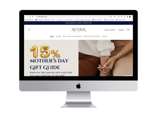 Aether Jewelry Website
