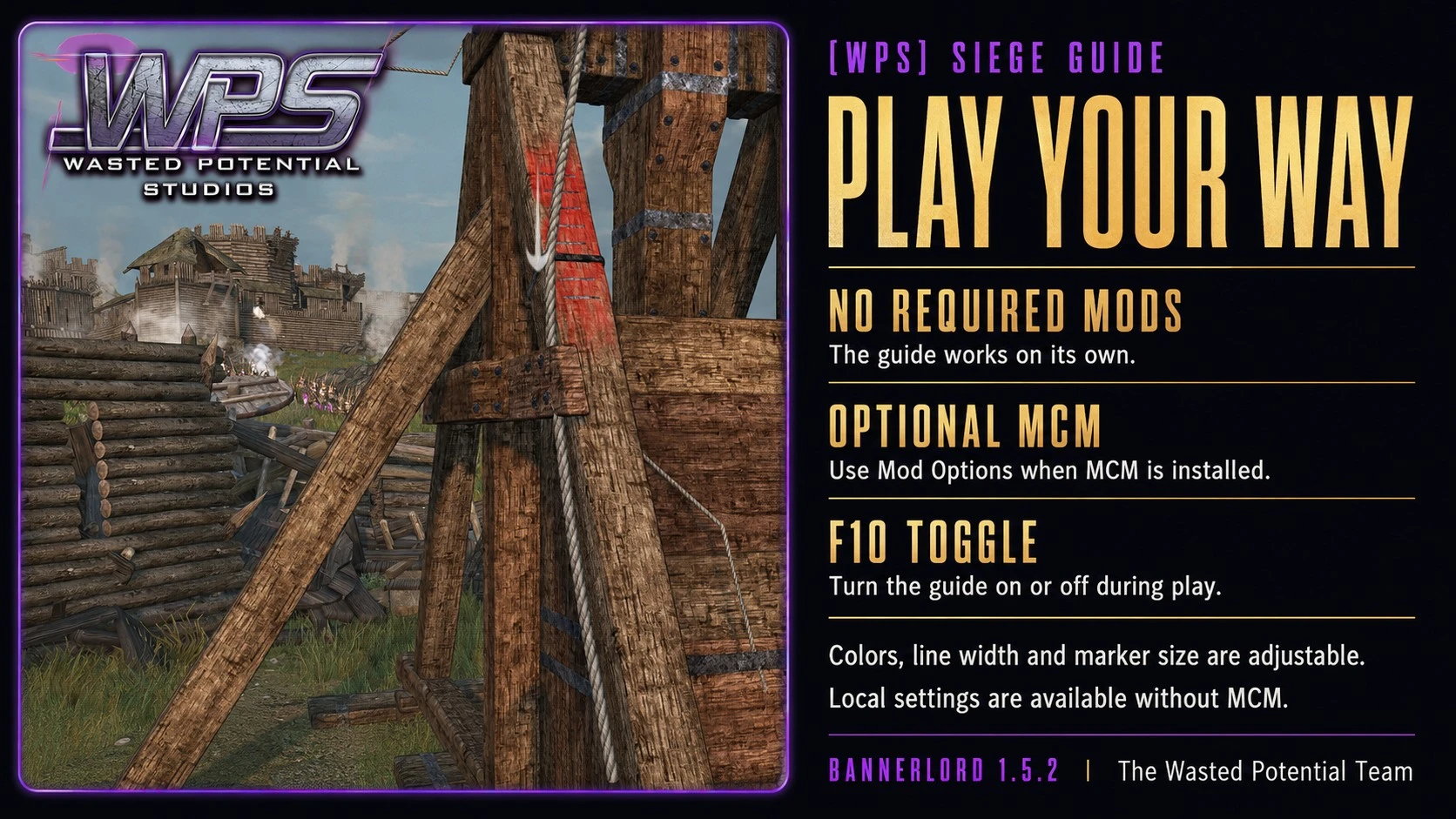 Guide Settings — Optional MCM