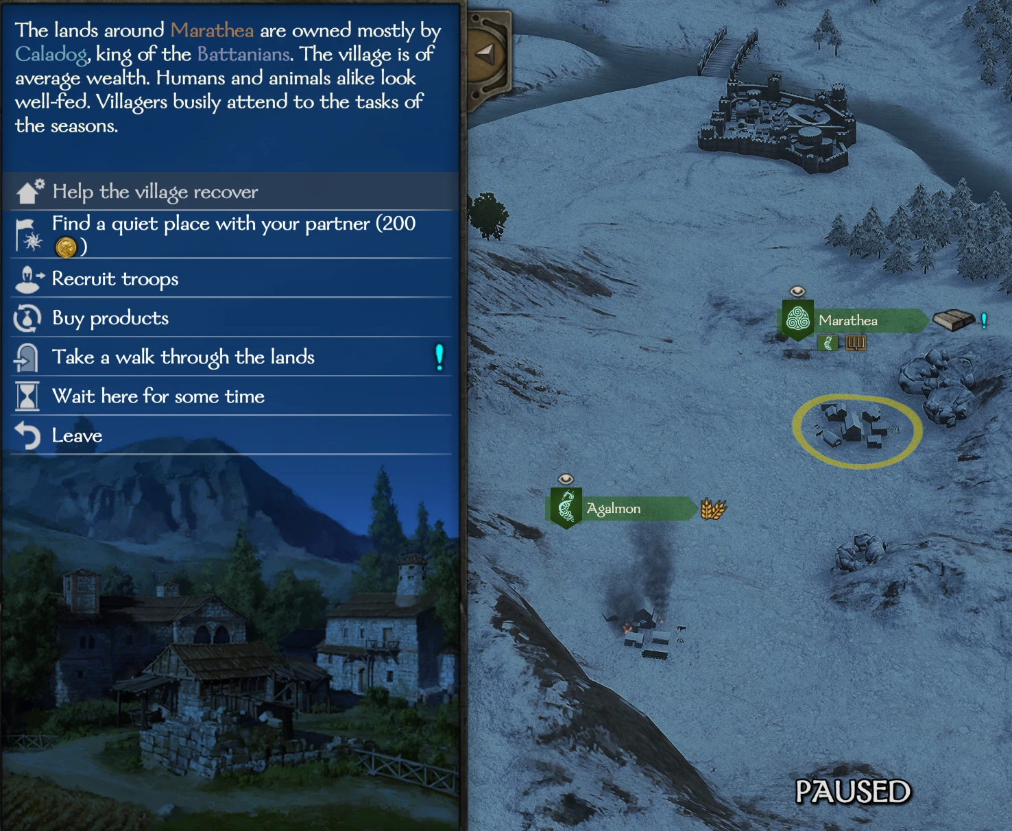 Village not raided