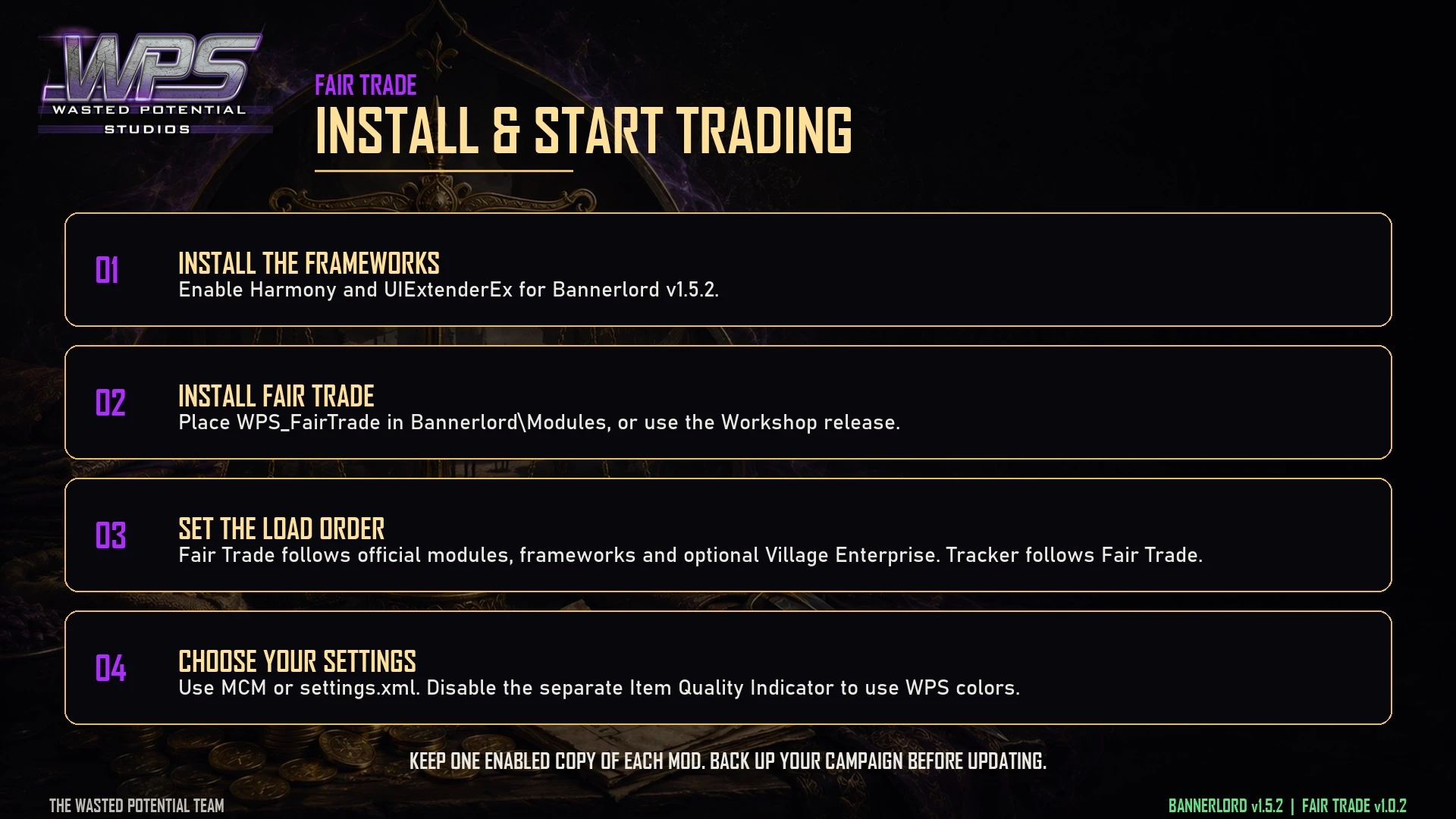 Install and start trading