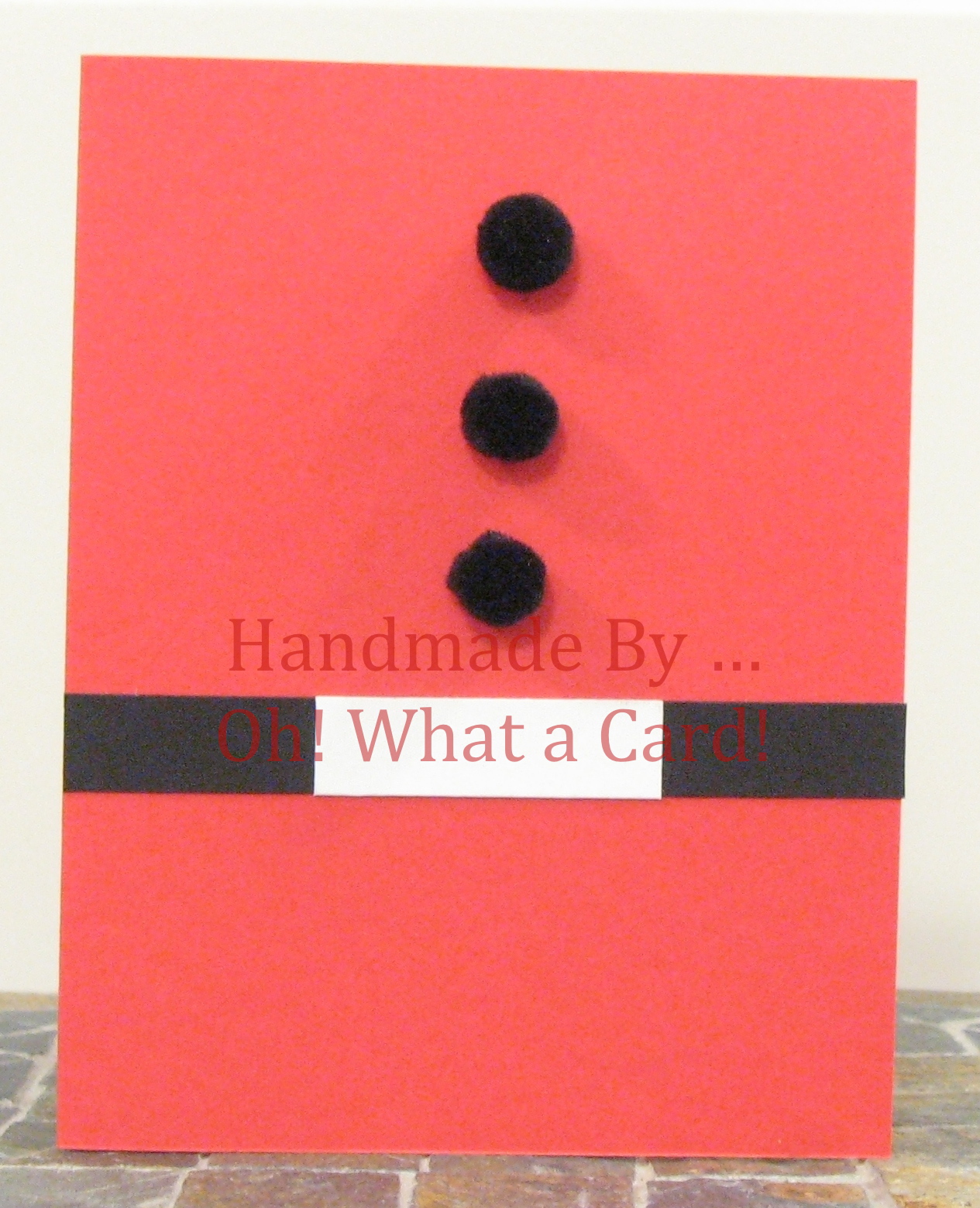 Santa's Suit Card