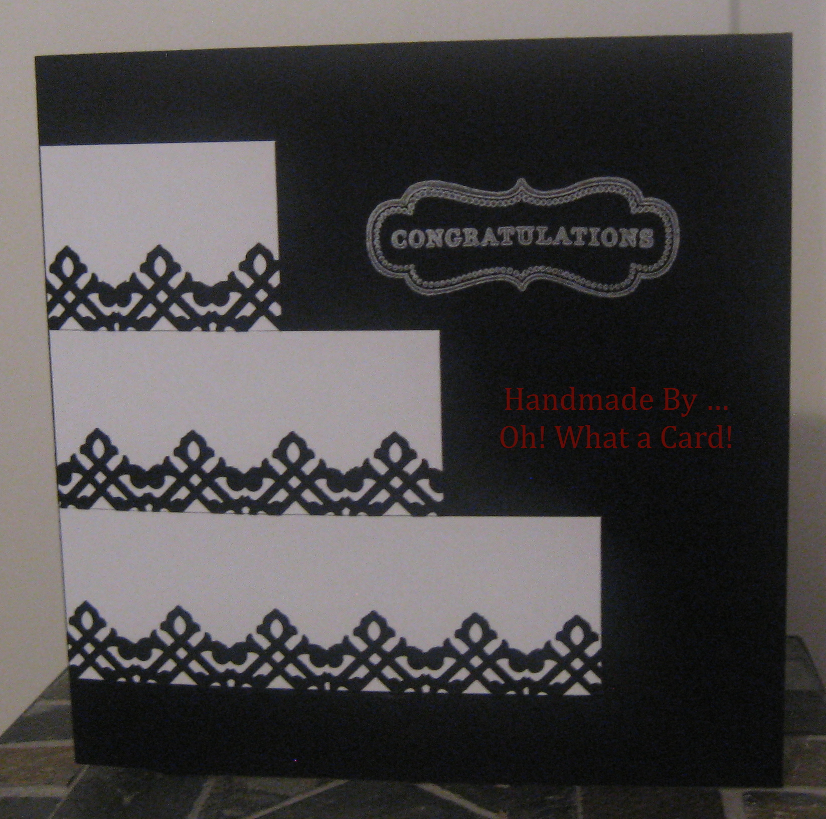 CongratuCAKEtions - Black