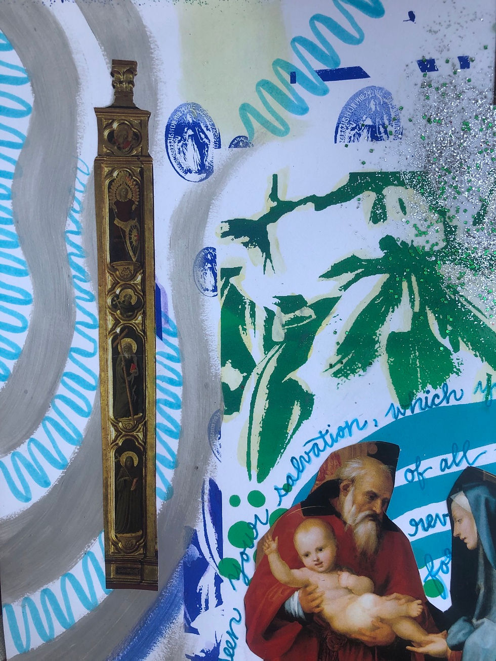 Thumbnail: “Salvation History” Mixed Media Collage Print 