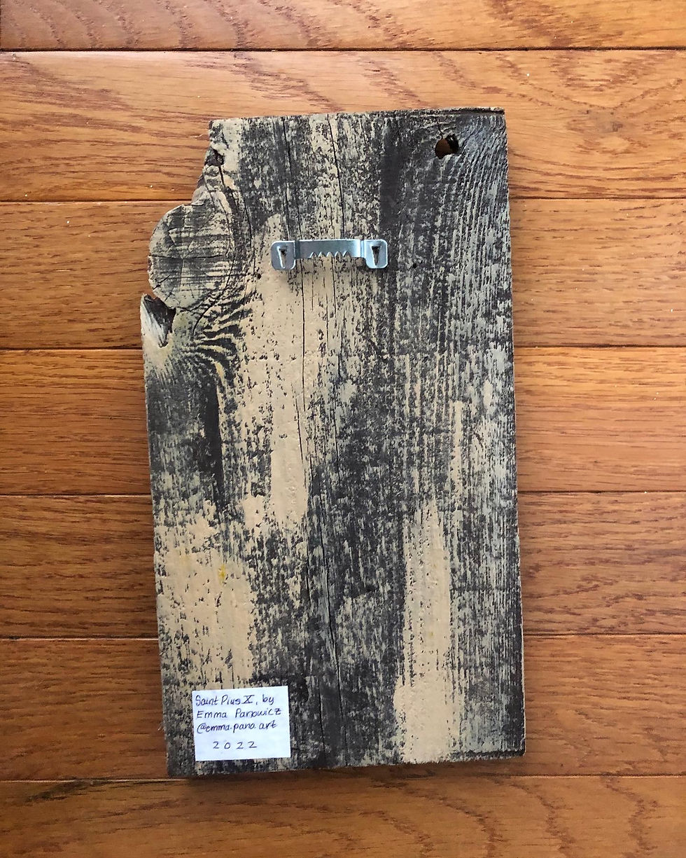 Thumbnail: Saint Pius X Wooden Wall Hanging