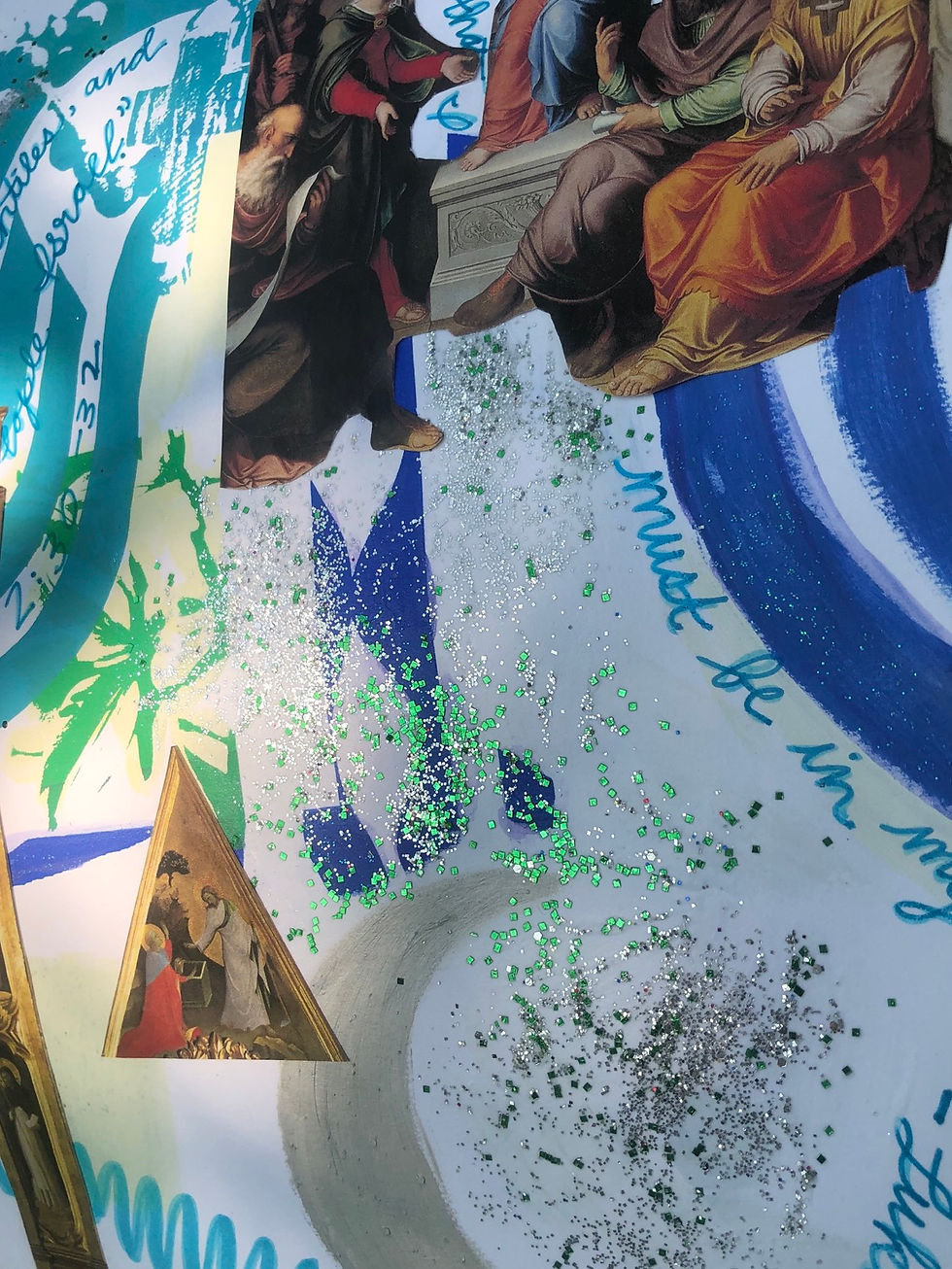 Thumbnail: “Salvation History” Mixed Media Collage Print 